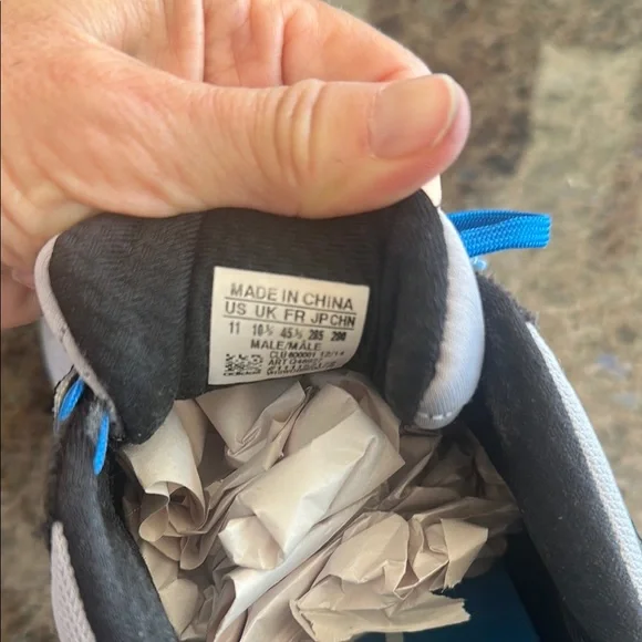 adidas Men's Golf Shoes in Gray and Blue - Picture 6 of 6